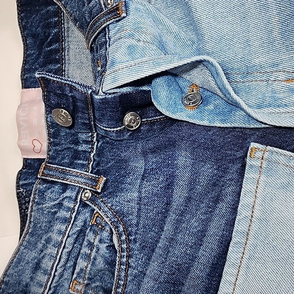 Revice Matchmaker Patchwork Love at First Sight Denim Jeans/Size 23 - Picture 8 of 16